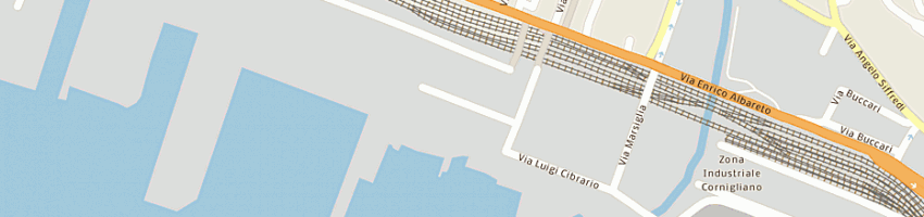 Mappa della impresa alfa yachts yard srl a GENOVA
