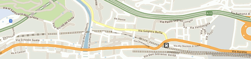 Mappa della impresa felci snc di passaro teresa e c a GENOVA