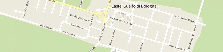 Mappa della impresa costa gianluca a CASTEL GUELFO DI BOLOGNA