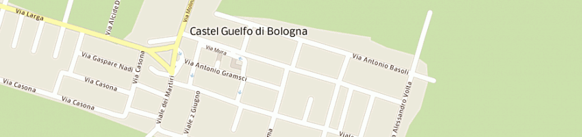 Mappa della impresa ortolani enrico a CASTEL GUELFO DI BOLOGNA