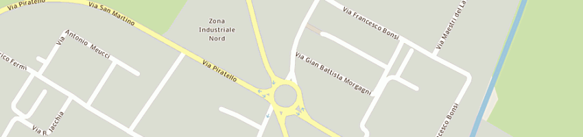 Mappa della impresa autoservizi zaganelli srl a LUGO
