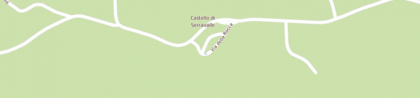 Mappa della impresa ristorante taverna del borgo a CASTELLO DI SERRAVALLE