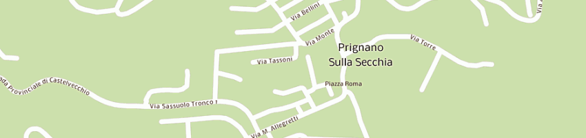 Mappa della impresa bardelli pietro a PRIGNANO SULLA SECCHIA