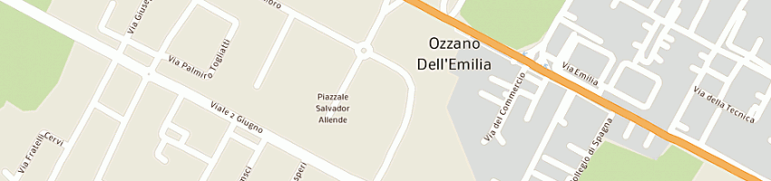 Mappa della impresa brighetti gaetano a OZZANO DELL EMILIA