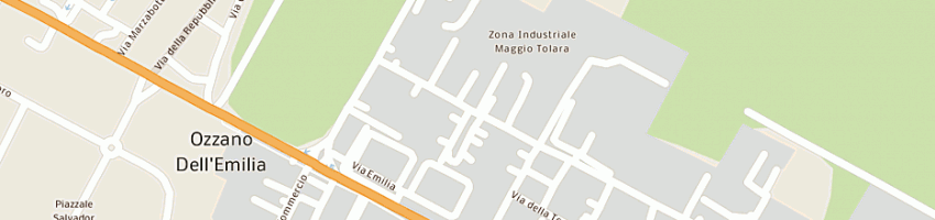 Mappa della impresa eurogomme snc di biagioli pe borsari s a OZZANO DELL EMILIA