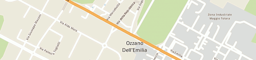 Mappa della impresa taxi di malpezzi nadia e c sas a OZZANO DELL EMILIA