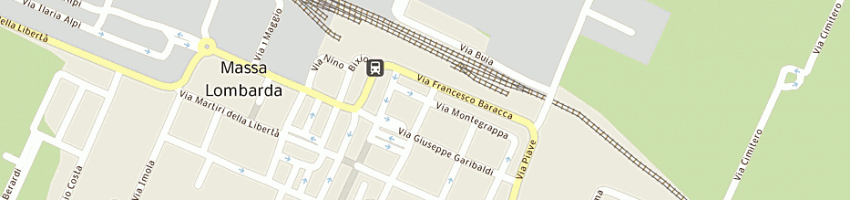 Mappa della impresa macelleria della piazza di venturini giorgio giorgio a MASSA LOMBARDA