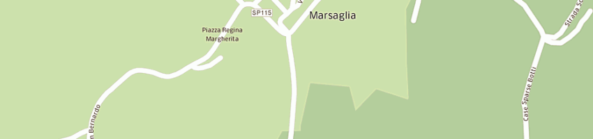 Mappa della impresa poste italiane spa a MARSAGLIA