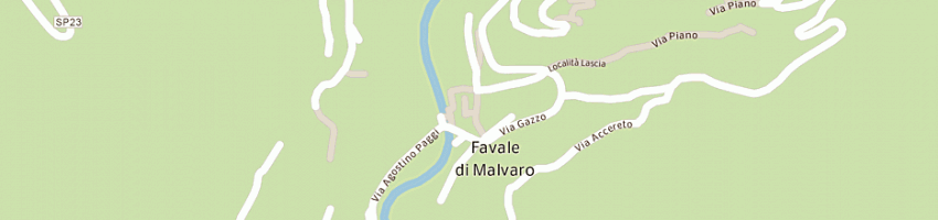 Mappa della impresa poste italiane spa a FAVALE DI MALVARO