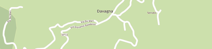 Mappa della impresa comune di davagna a DAVAGNA