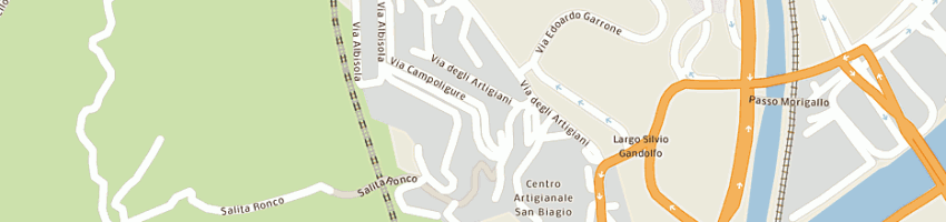 Mappa della impresa belli marcello a GENOVA