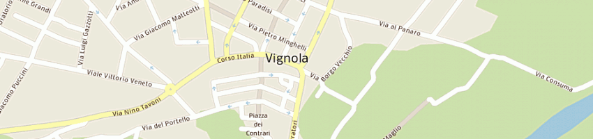 Mappa della impresa parcheggio vignola a VIGNOLA
