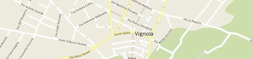 Mappa della impresa cancelleria penale a VIGNOLA