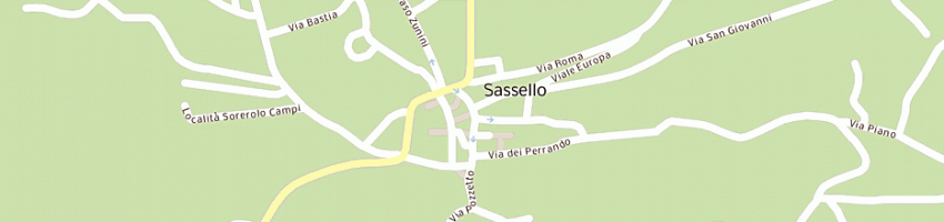 Mappa della impresa comune di sassello a SASSELLO