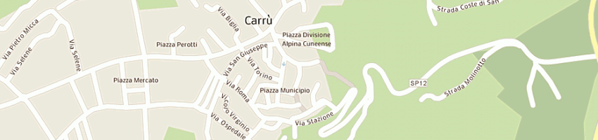 Mappa della impresa manera ada a CARRU 