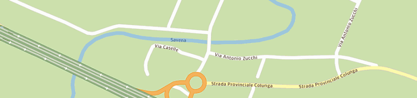 Mappa della impresa centro ufficio roveri snc a SAN LAZZARO DI SAVENA