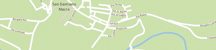 Mappa della impresa trattoria bar colombero a SAN DAMIANO MACRA