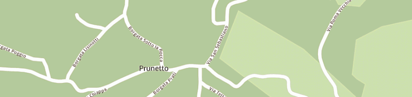 Mappa della impresa locanda del borgo di lagorio roberta a PRUNETTO