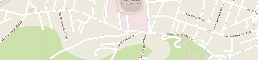 Mappa della impresa pacifici leonardi rosa a BOLOGNA