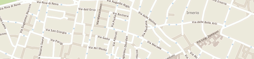 Mappa della impresa bar whoopie cafe' a BOLOGNA