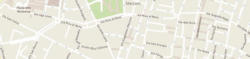 Mappa della impresa macelleria marconi (srl) a BOLOGNA