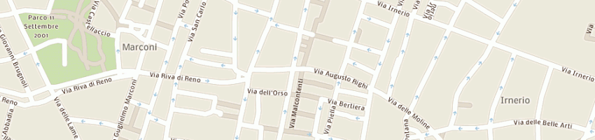 Mappa della impresa artemisia sas a BOLOGNA