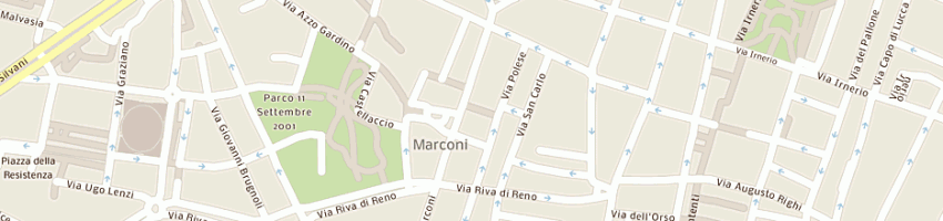 Mappa della impresa barazzoni alberto a BOLOGNA