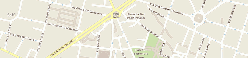 Mappa della impresa rossi profumi (srl) a BOLOGNA