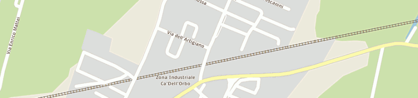 Mappa della impresa officina zaccarini srl a CASTENASO
