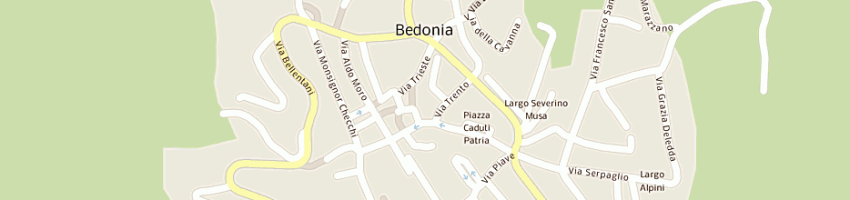 Mappa della impresa municipio di bedonia a BEDONIA