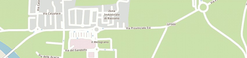 Mappa della impresa idrotermica dnd a BAZZANO