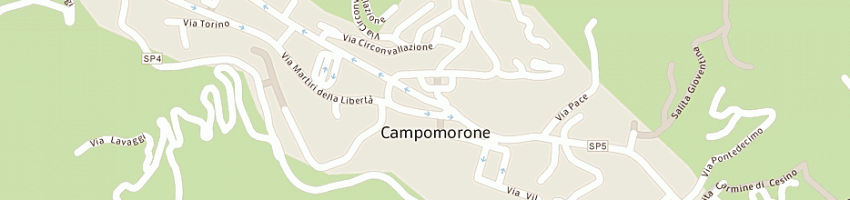 Mappa della impresa carabinieri a CAMPOMORONE