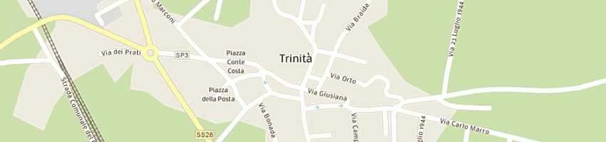 Mappa della impresa costamagna giampiero a TRINITA 