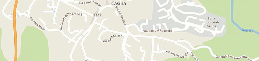 Mappa della impresa serri davide a CASINA
