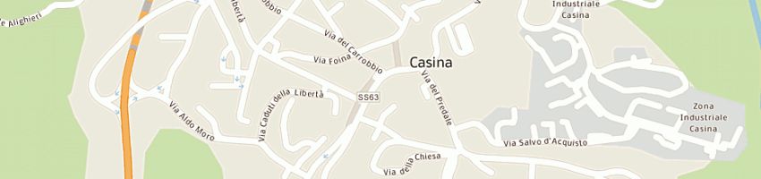 Mappa della impresa bar novecento a CASINA