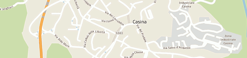 Mappa della impresa casali antonella a CASINA