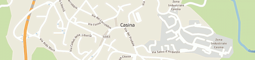Mappa della impresa camera del lavoro a CASINA