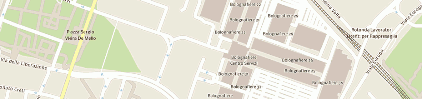 Mappa della impresa fiere internazionali di bologna spa a BOLOGNA