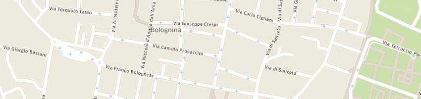 Mappa della impresa monti giovanni a BOLOGNA