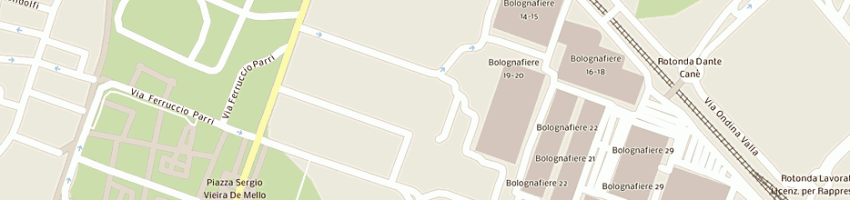 Mappa della impresa centro servizi amministrativi bologna soc coop a BOLOGNA