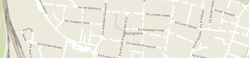 Mappa della impresa govoni e gandolfi a BOLOGNA