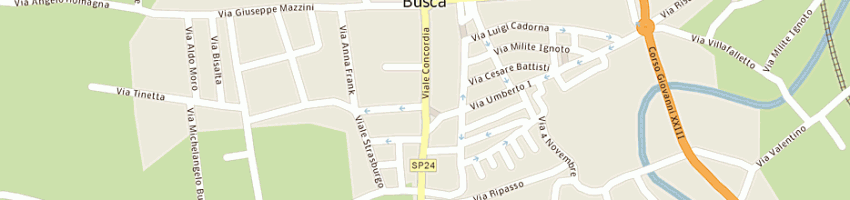Mappa della impresa quaglia tiziana a BUSCA