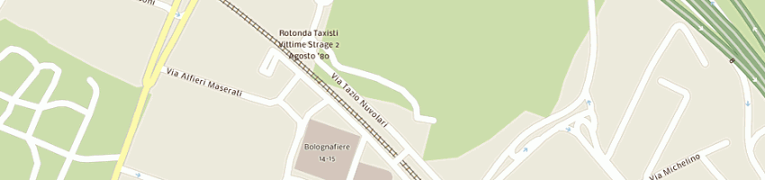 Mappa della impresa bar taxi a BOLOGNA