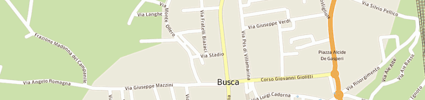 Mappa della impresa bagnaschi oscar a BUSCA