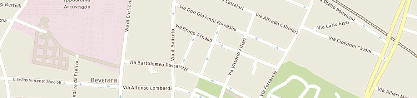 Mappa della impresa poste italiane spa - filiale bologna 1 a BOLOGNA