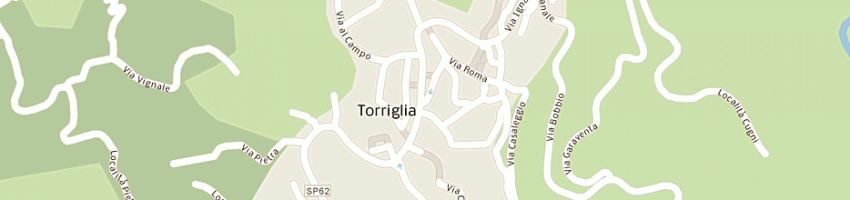 Mappa della impresa avanzino umberto a TORRIGLIA