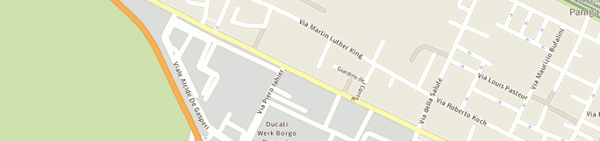 Mappa della impresa hotel del borgo a BOLOGNA