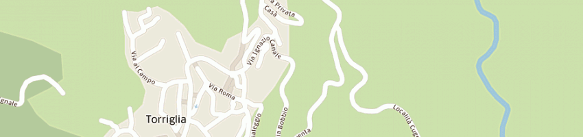 Mappa della impresa congregazione suore di ns del rifugio -brignoline a TORRIGLIA