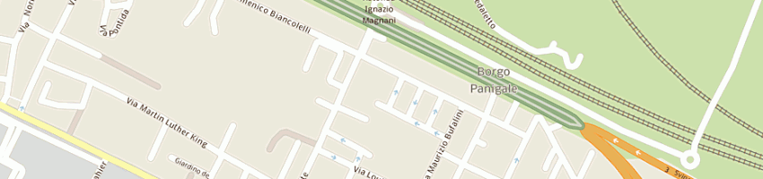 Mappa della impresa polisportiva atletico borgo panigale a BOLOGNA