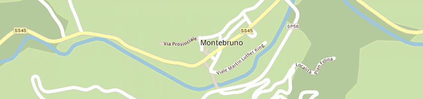 Mappa della impresa comunita' montana alta val trebbia a MONTEBRUNO